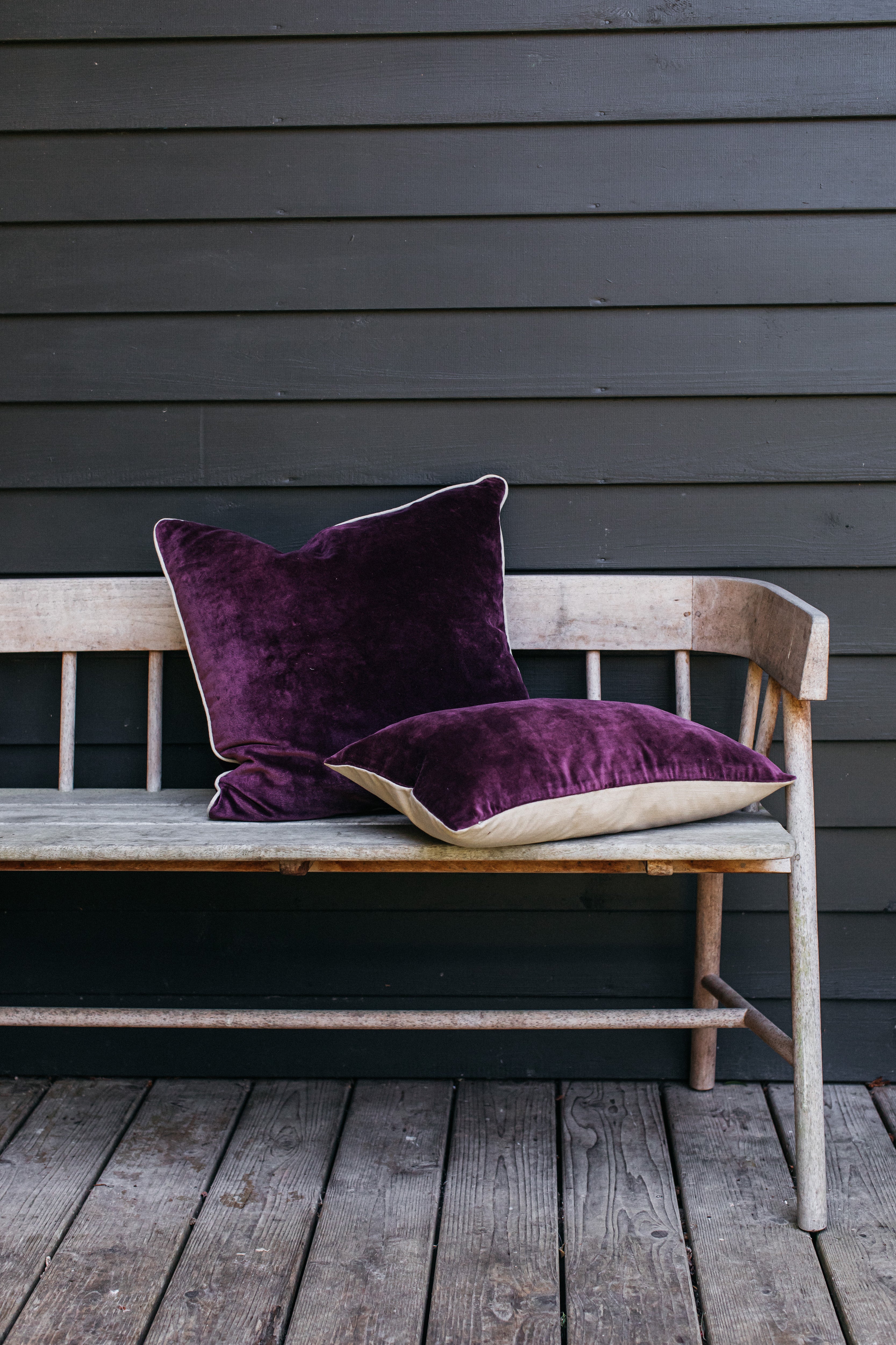 Misi Velvet Cushion | Berry