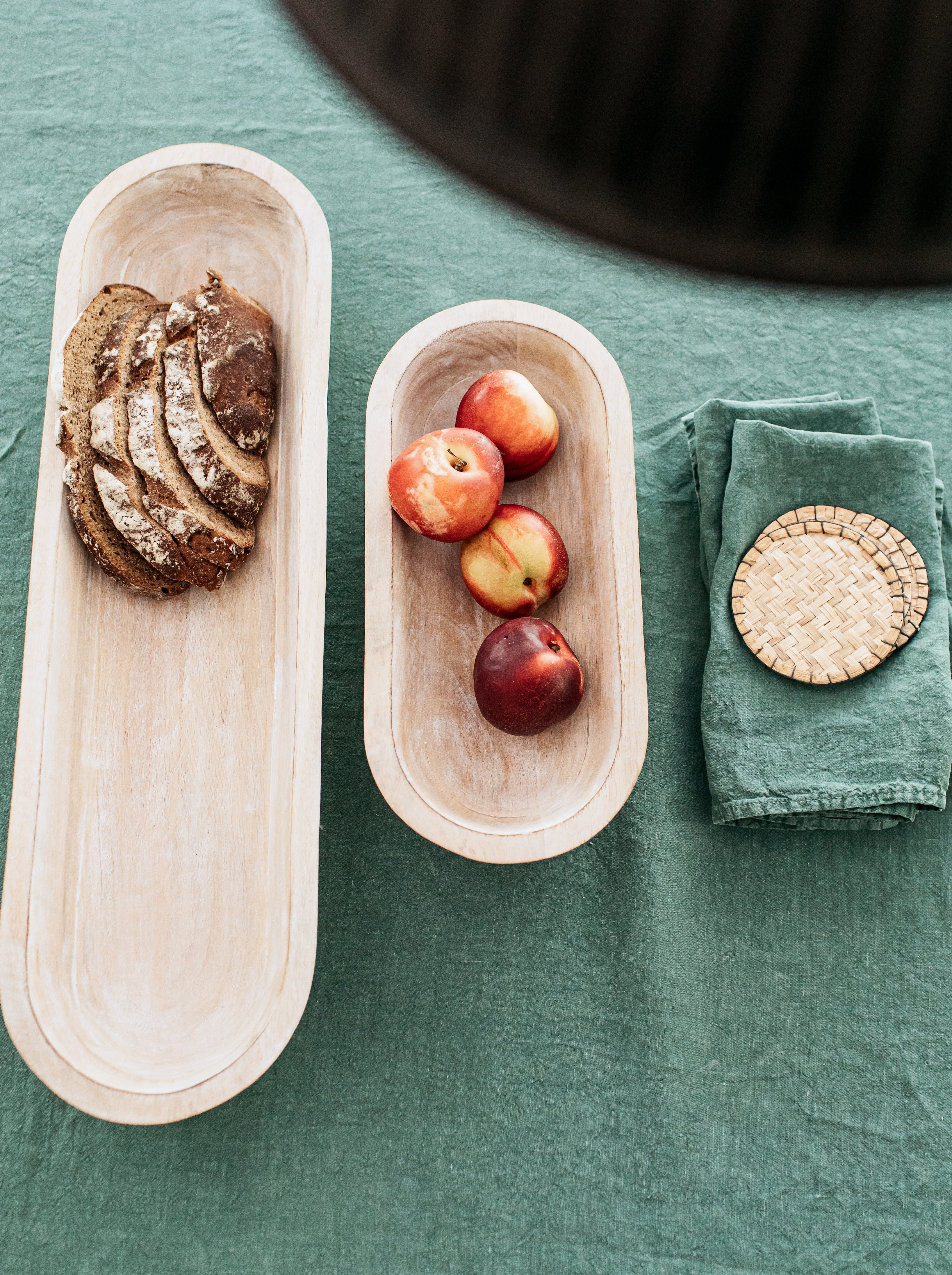 Mo Mango Wood Serving Bowl Large