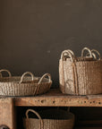 Tilaa Seagrass Storage Baskets with plaited handles | Large