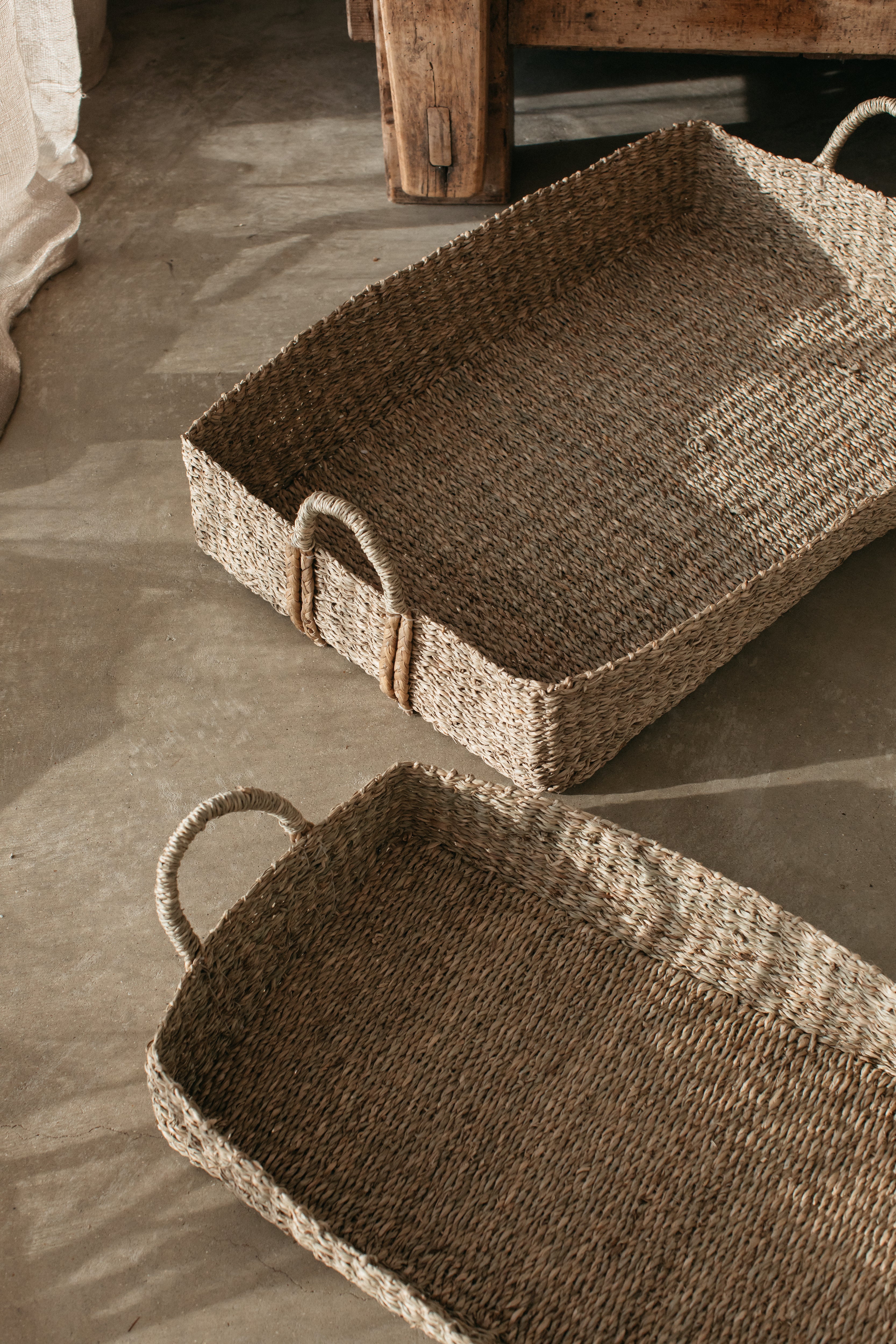 Pilvi Rectangular Seagrass Basket | Large