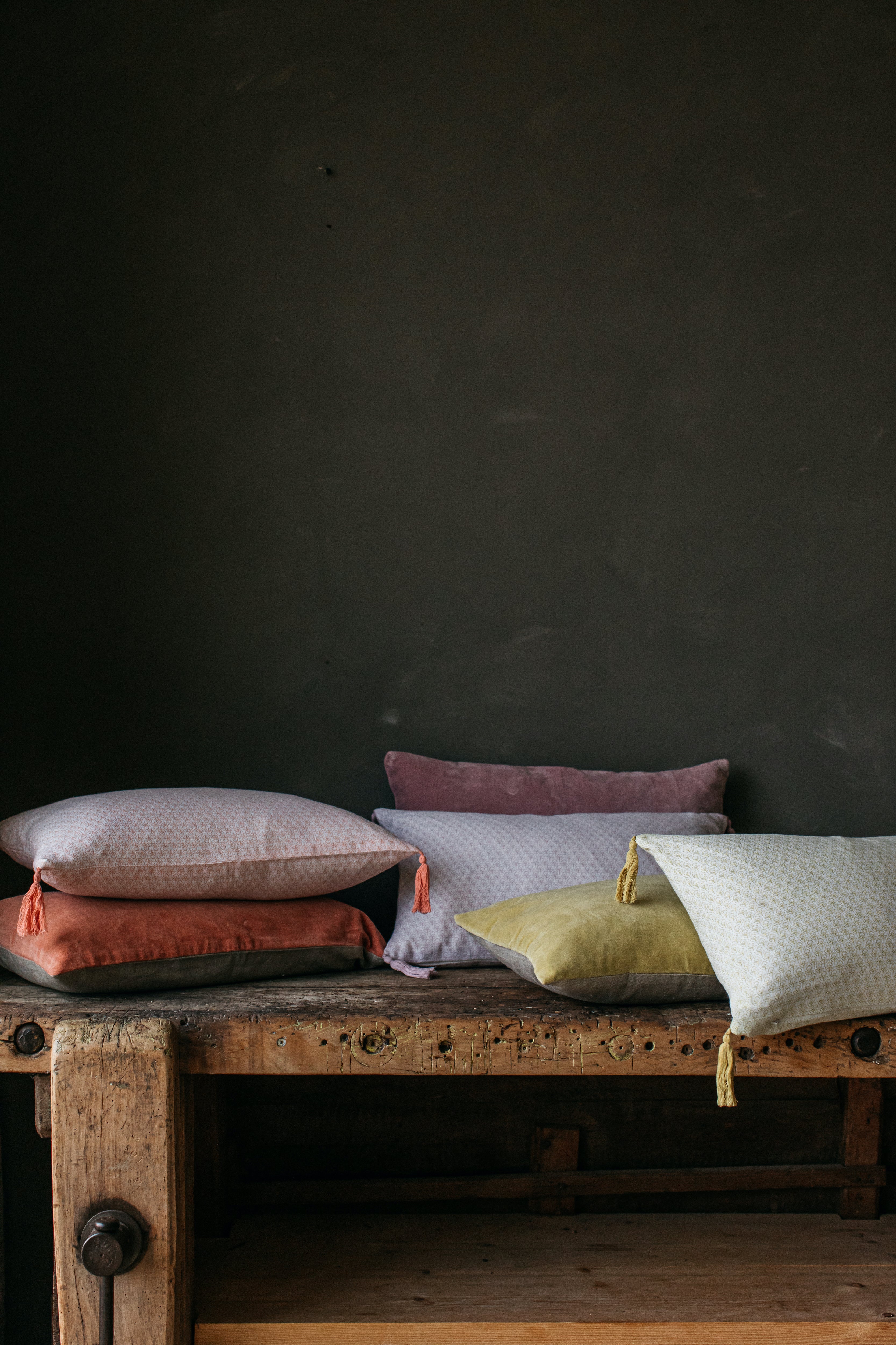 Natti Print Cushion | Coral