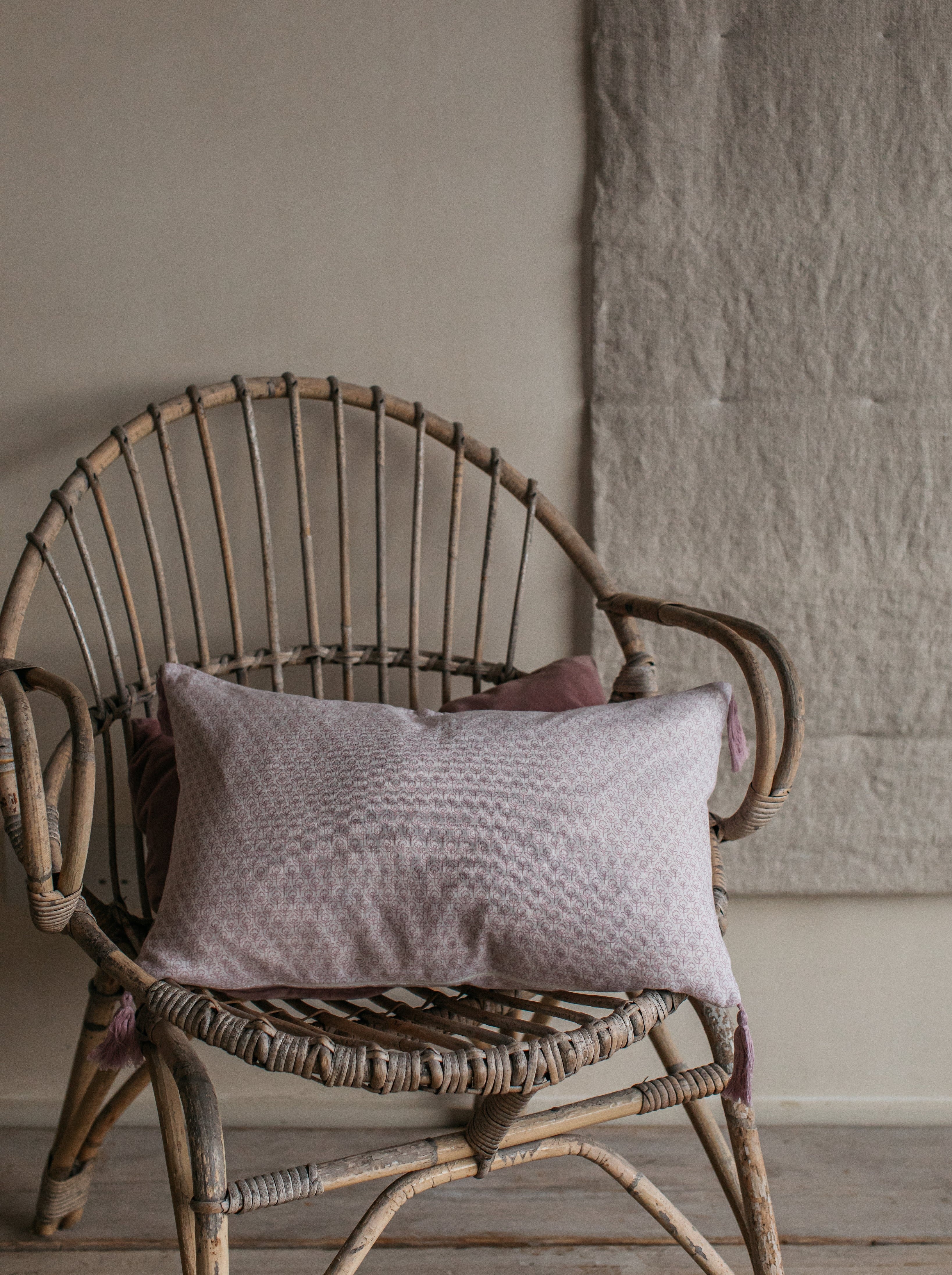 Natti Print Cushion | Lilac