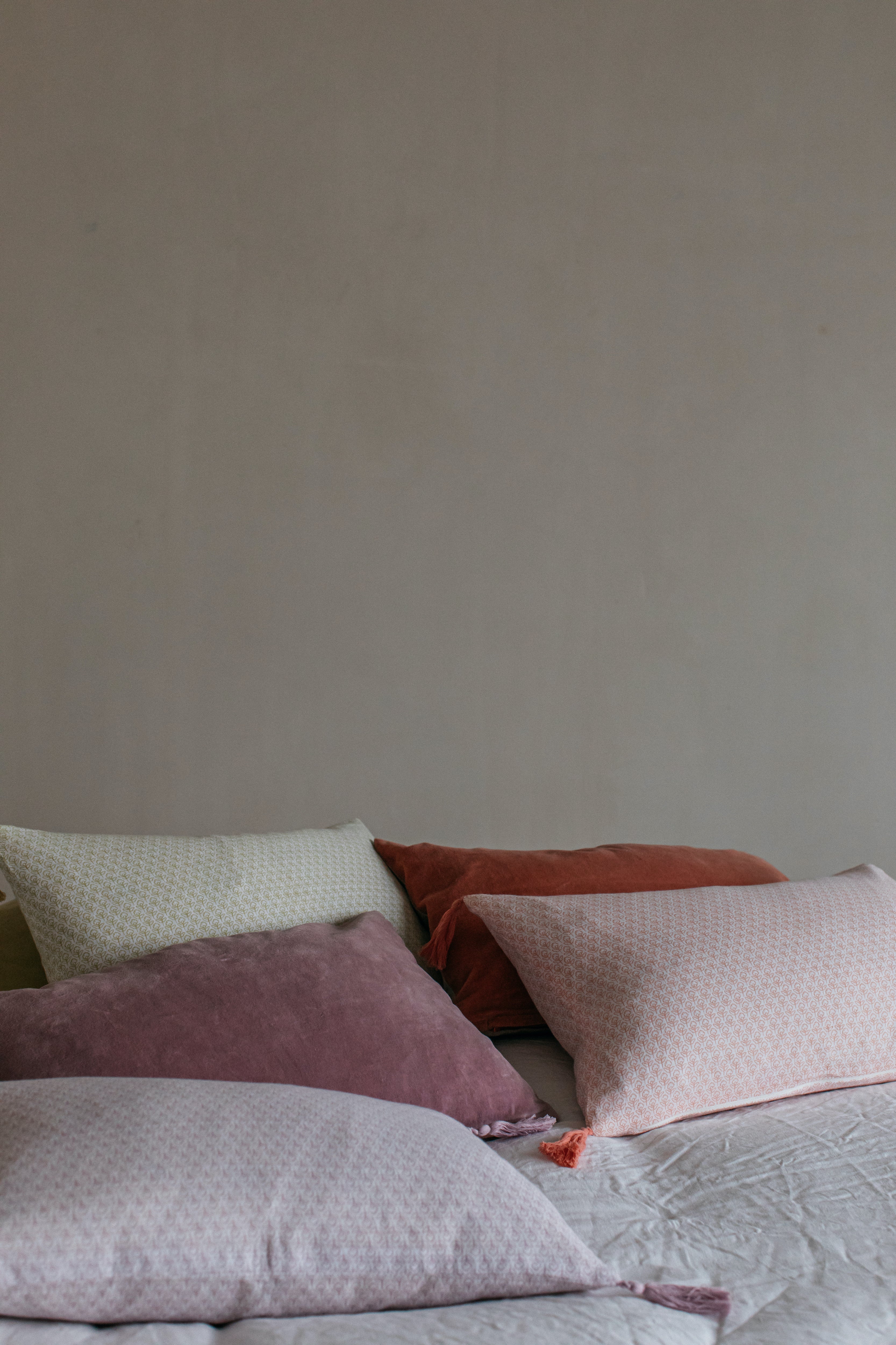 Natti Print Cushion | Coral