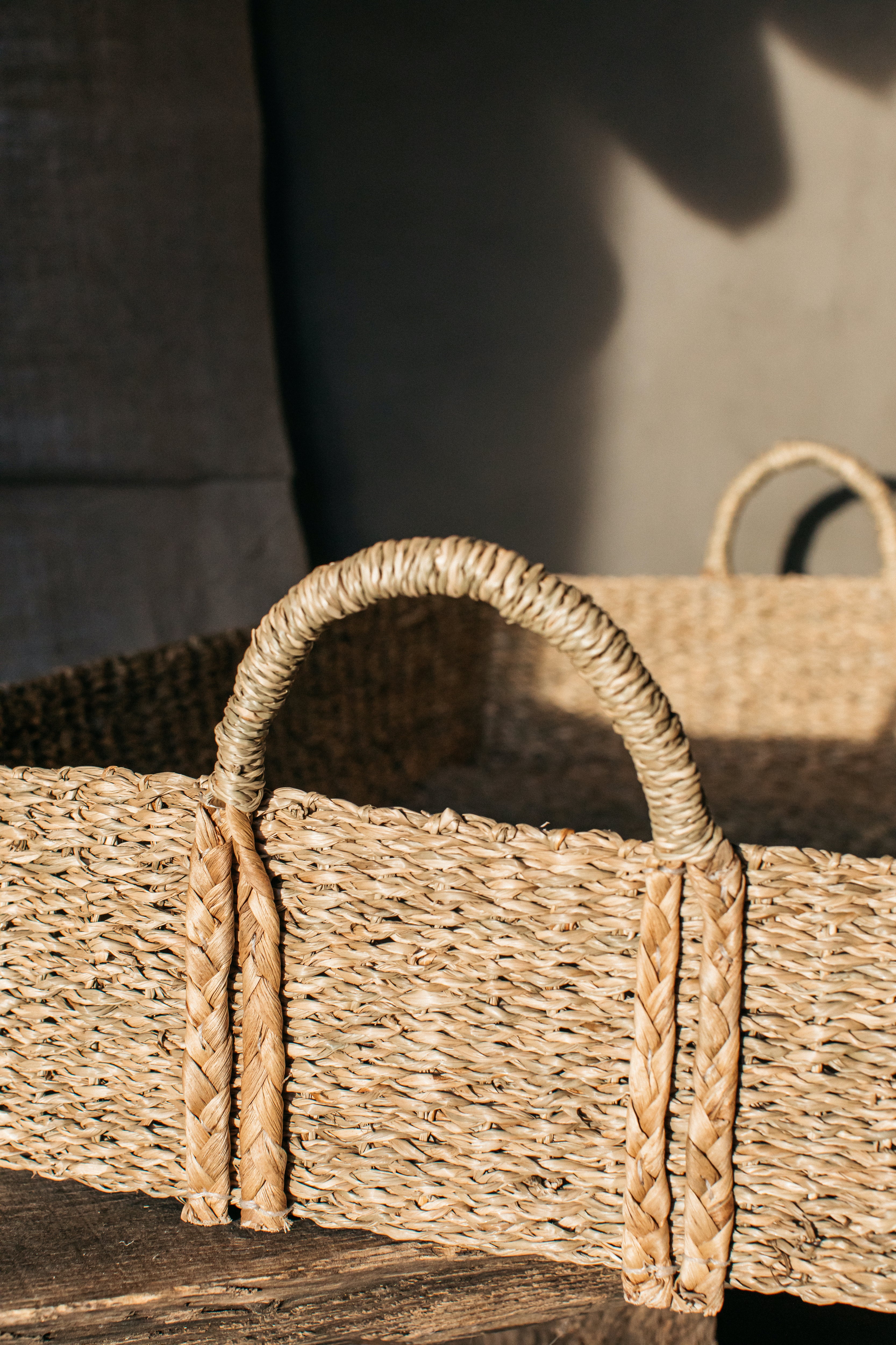 Pilvi Rectangular Seagrass Basket | Large
