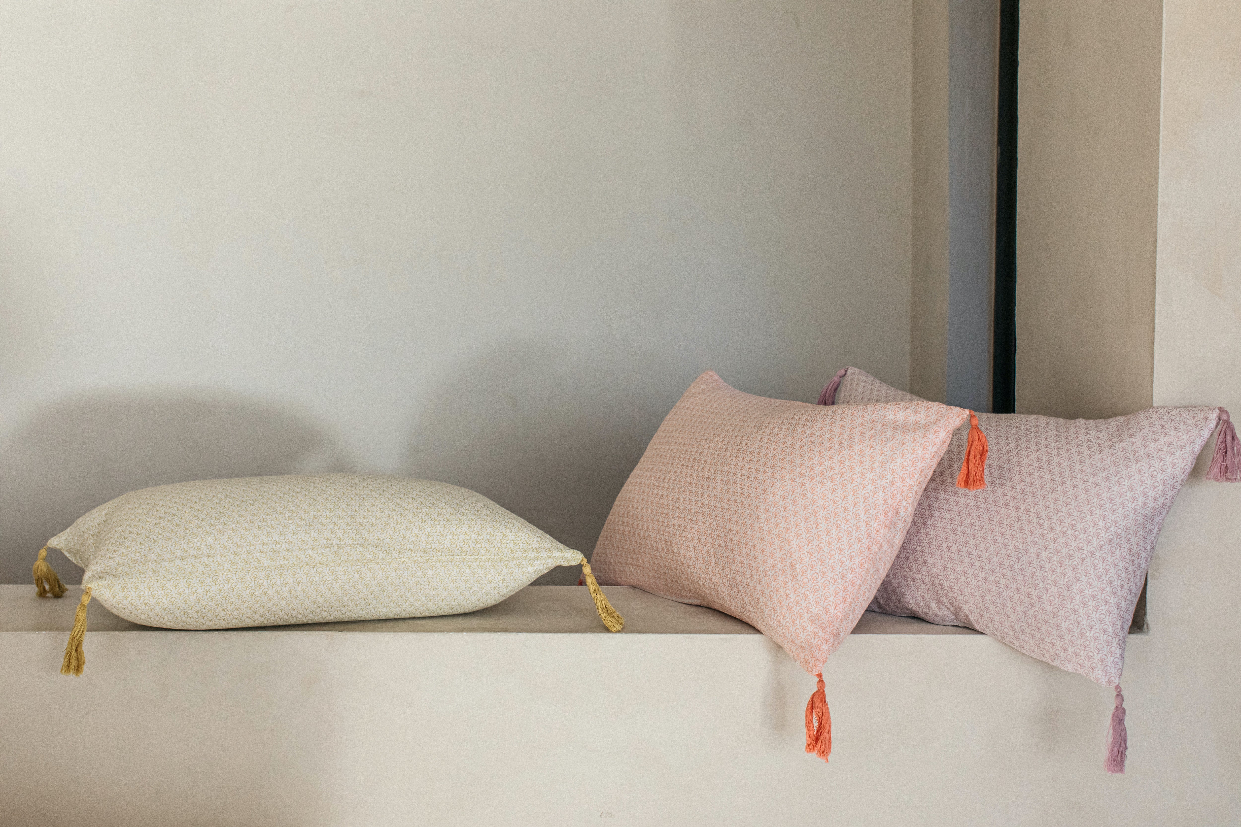 Natti Print Cushion | Olive