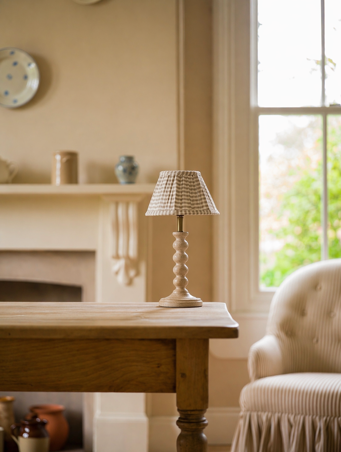 The Bobbin Table Lamp | Chalk