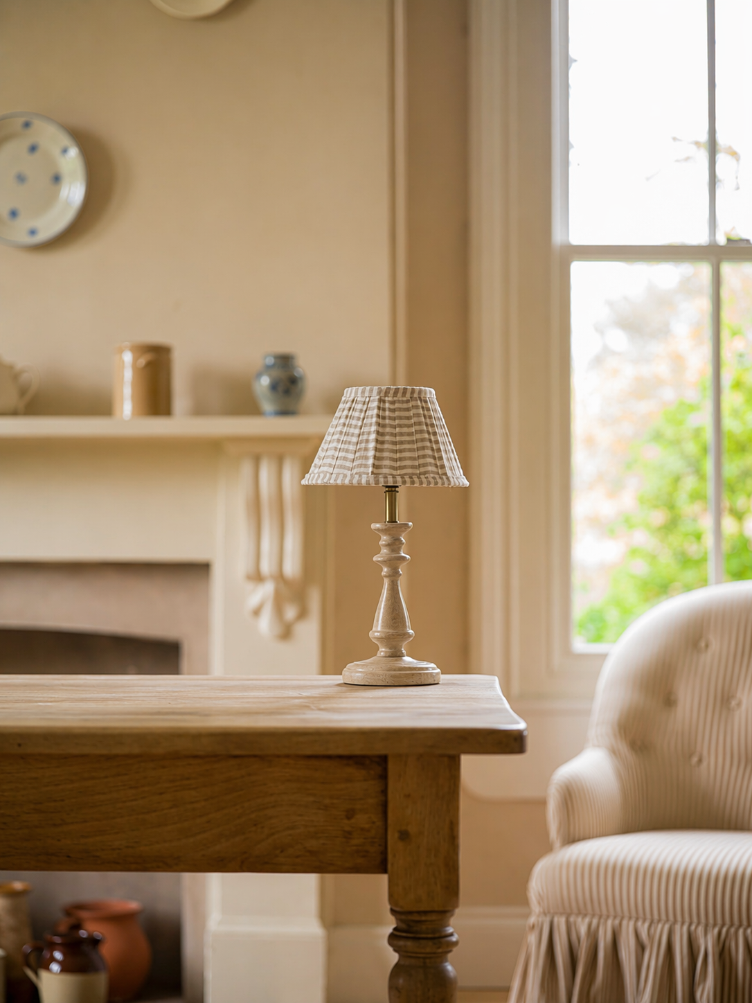 The Candleford Table Lamp | Chalk