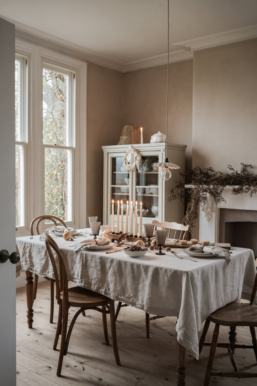 Linen Tablecloth Natural