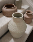 Kemi Terracotta Vase - Green