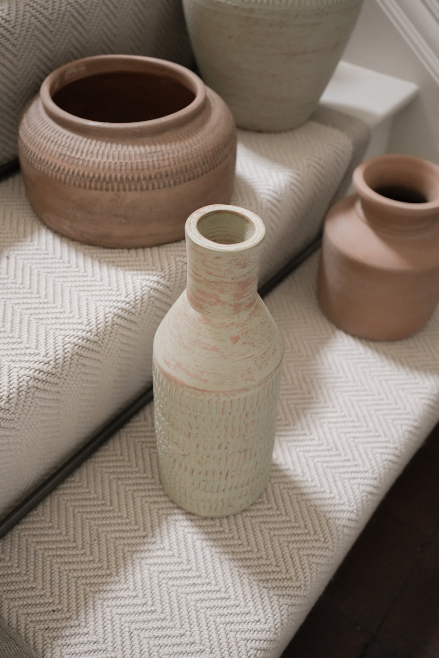 Flen Terracotta Vase - Green