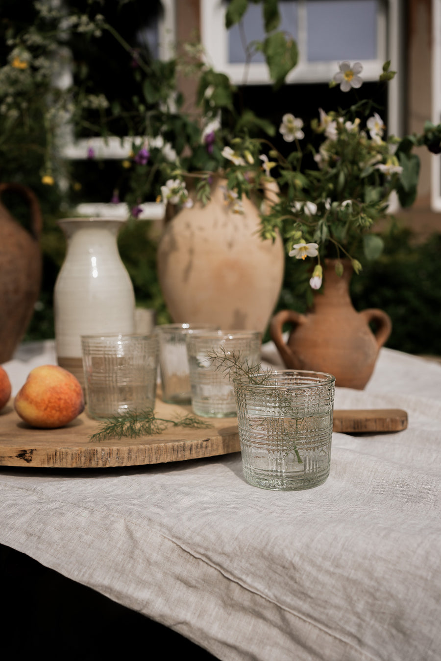 Stoneware Carafe  | Milk White