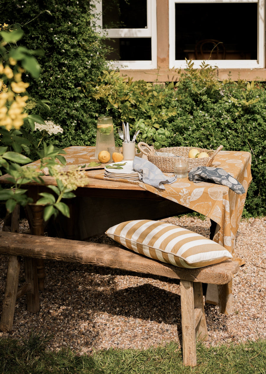 Lemon Marmalade Tablecloth Golden Yellow 140x240cm