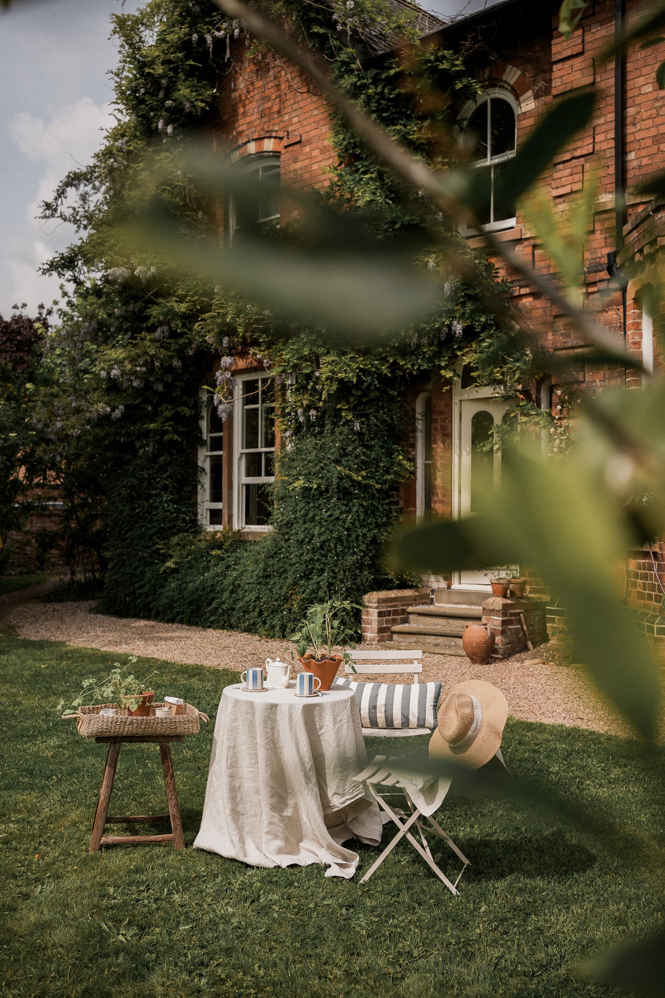 Washed Stripe Chai Mug | Ink