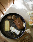 Round Enamel Platter - Slate