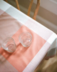 Herb Giant Check Tablecloth Cinnamon