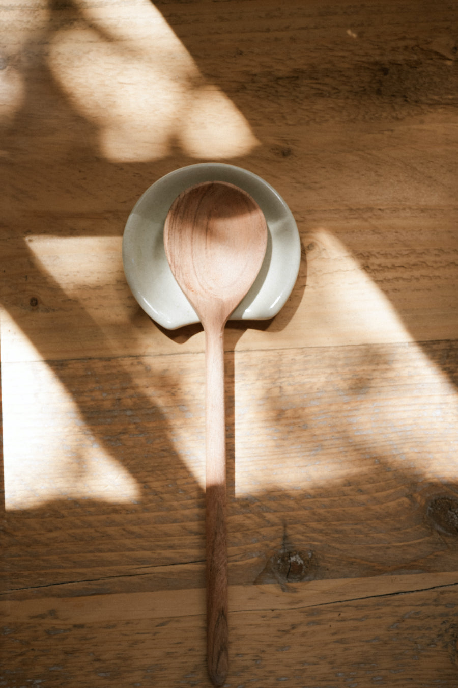 Acacia Wood Traditional Mixing Spoon