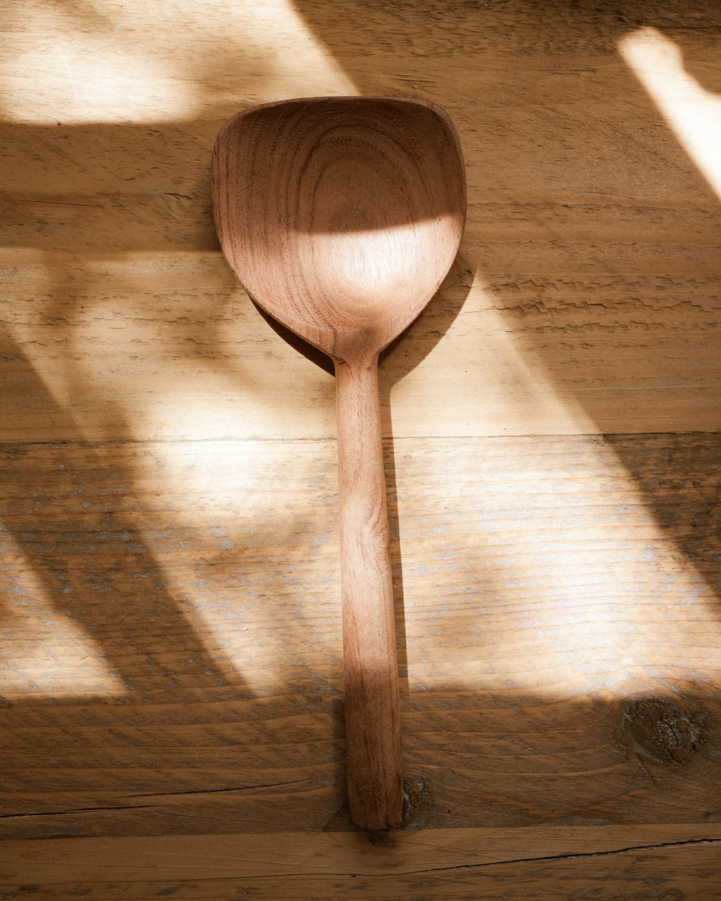 Acacia Wood Flat Wide Spatula/Scoop
