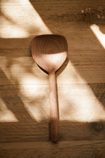 Acacia Wood Flat Wide Spatula/Scoop