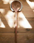 Acacia Wood Round Spoon