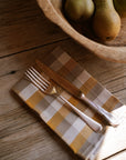 Herb Giant Check Napkin Mustard