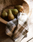 Herb Giant Check Napkin Green