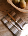 Herb Giant Check Napkin Green