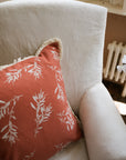 Olive Grove Print Cushion | Cinnamon