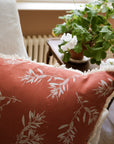Olive Grove Print Cushion | Cinnamon