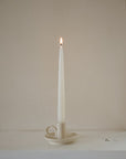 Wee Willy Winkee Candle Holder | Cream Ridged