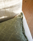 The Chantilly Cushion | Olive