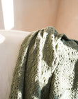 The Chantilly Throw | Olive