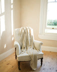 The Chantilly Throw | Antique White