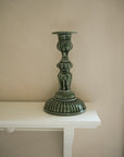 Enamel Candlestick Small - Forest