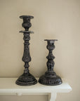 Enamel Candlestick Small - Slate