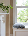 Round Kubu Cushion Slate