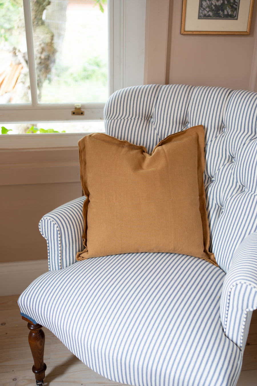 Linen Bordered Cushion