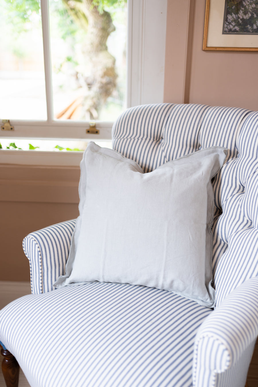 Linen Bordered Cushion