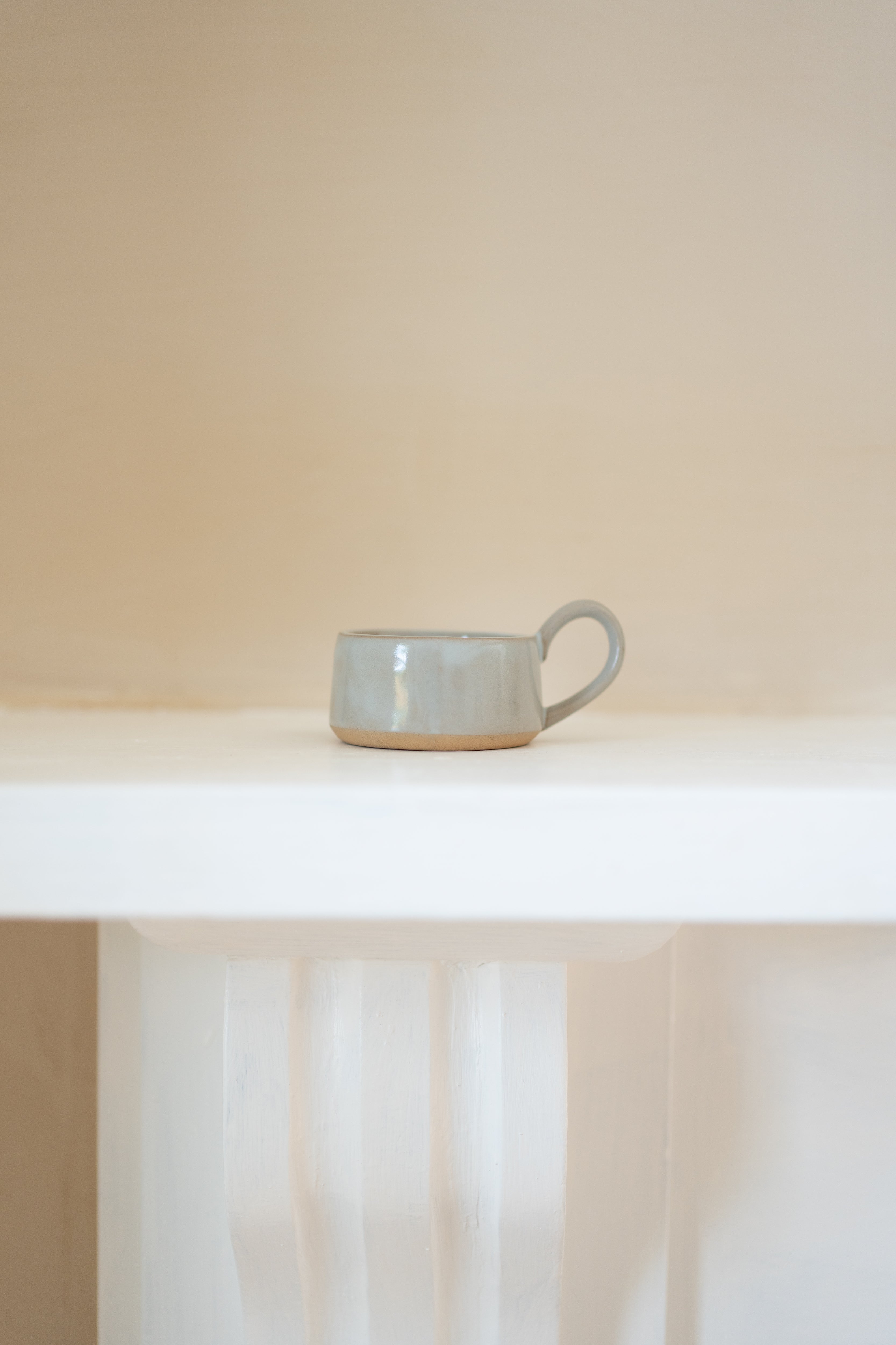Stoneware Tea Light Cup | Eggshell
