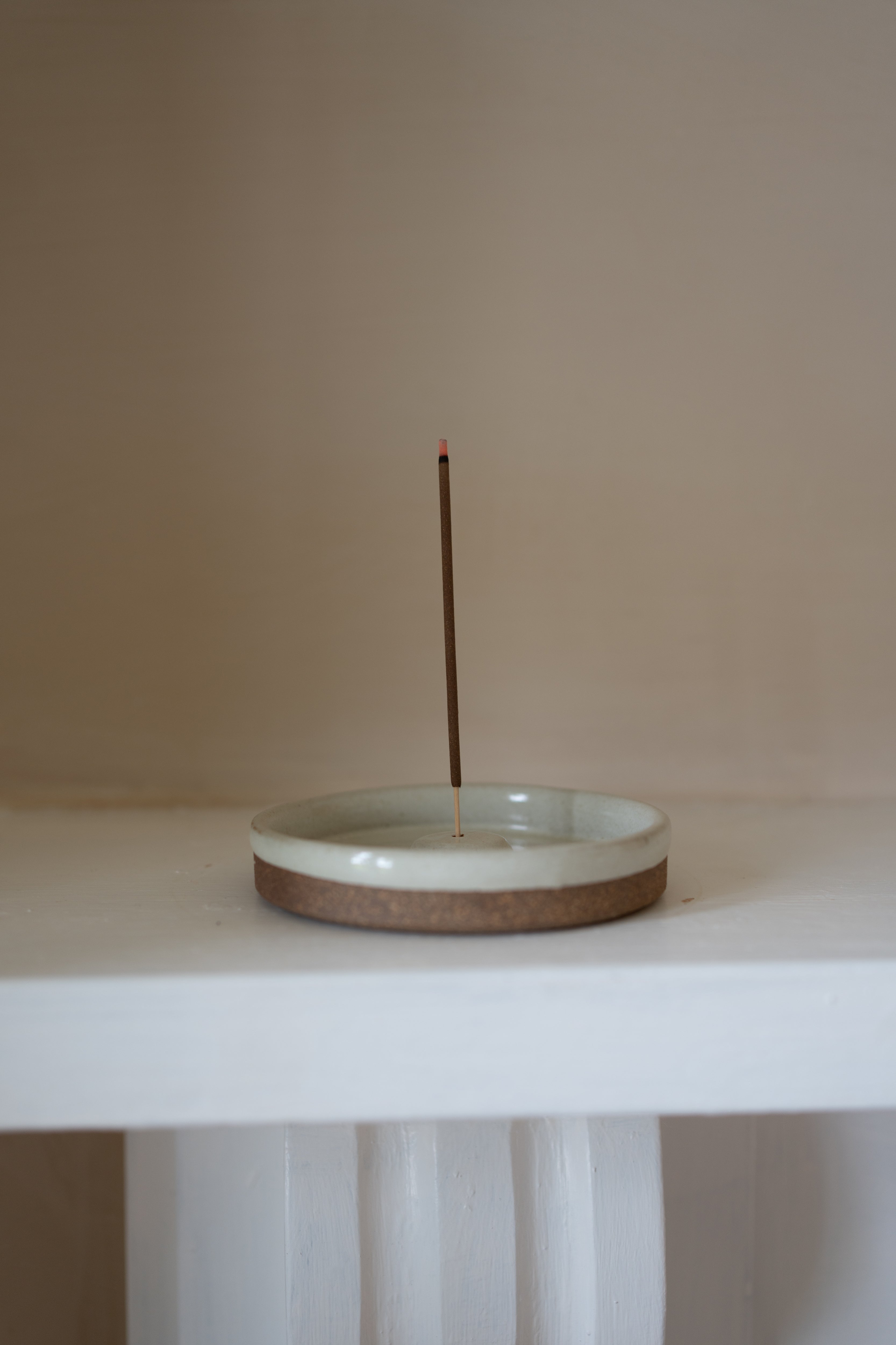 Ceramic Incense Holder with Nag Champa Sticks