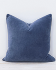 Unari Velvet Cushion | Fjord Blue