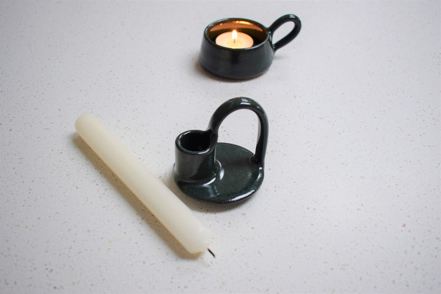 Stoneware Tea Light Cup