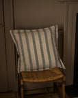 Woven Stripe Cushion | 50 x 50cm | Sage