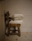 Woven Stripe Cushion | 50 x 50cm | Mustard Brown