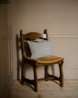 Reversible Hedgerow Berry and Stripe Cushion | Green