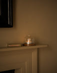Hammered Glass Candle Dome | Small