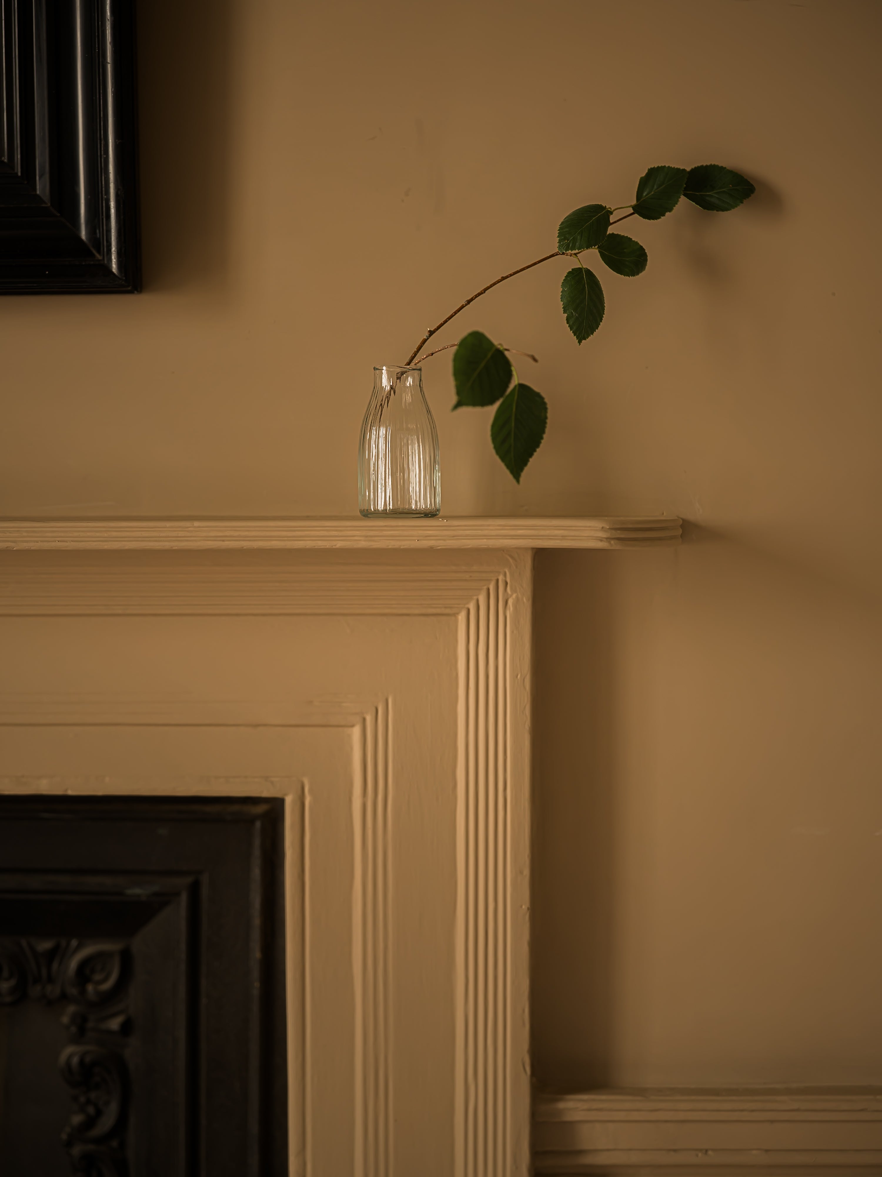 Milk Bottle Glass Bud Vase