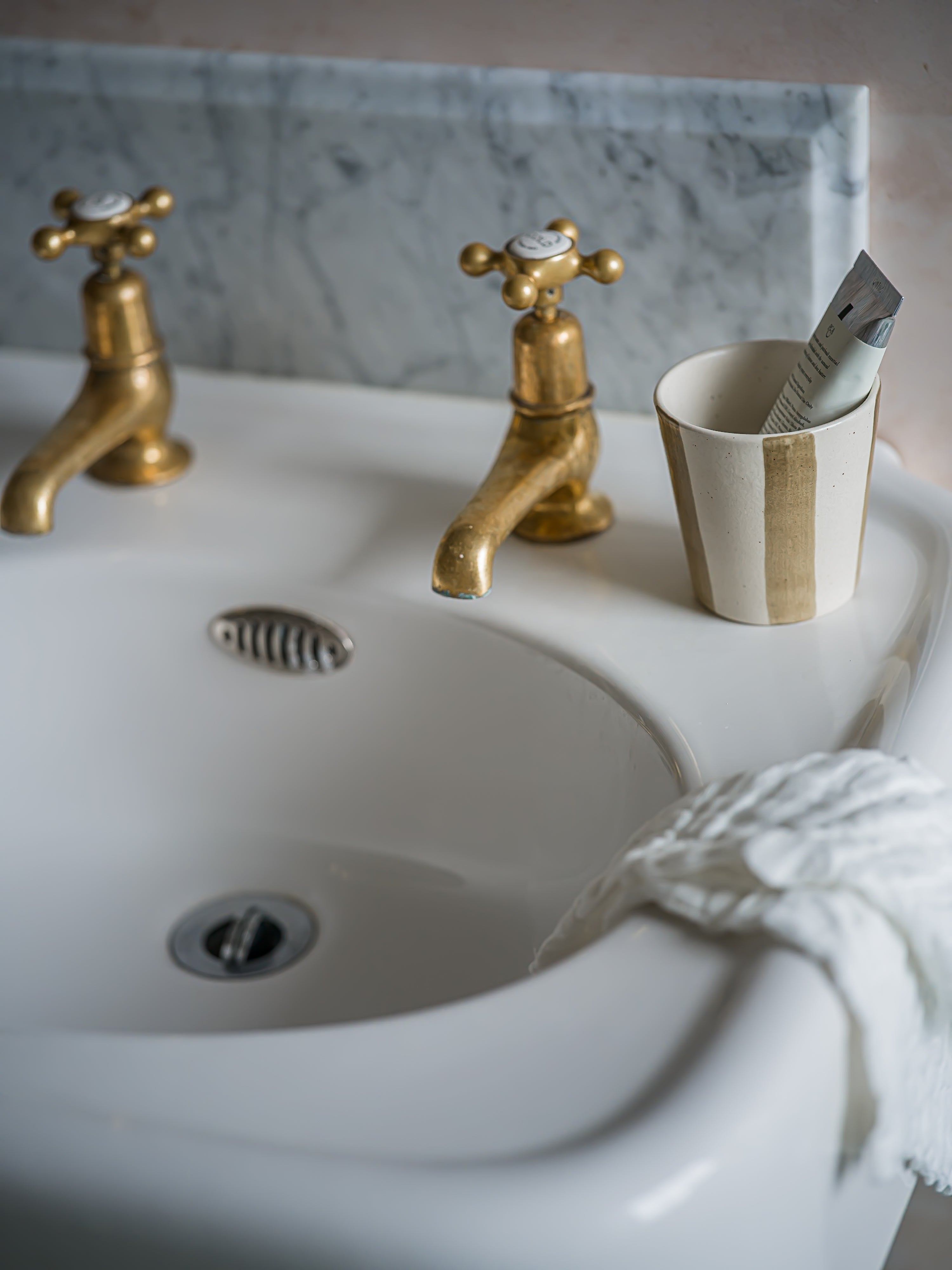 The Norfolk Collection | Boardwalk Washed Stripe Beaker | Bracken