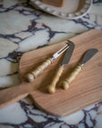 Wooden Handled Cheese & Pickle Set