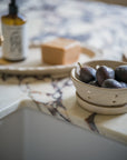 The Norfolk Collection | The Norfolk Berry Bowl with Saucer-Weathered Oat