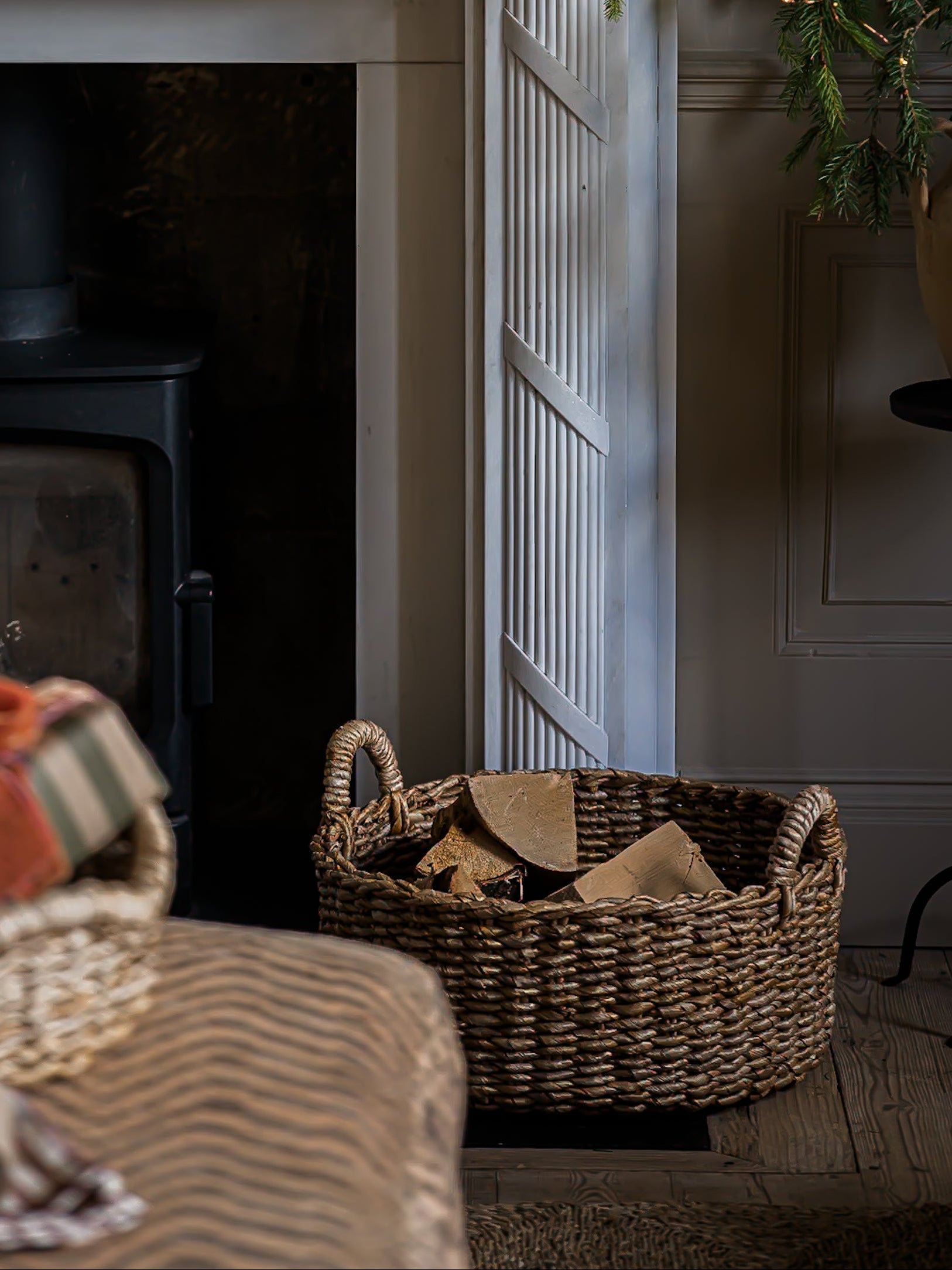 The Norfolk Basket Collection | Handwoven Shallow Basket